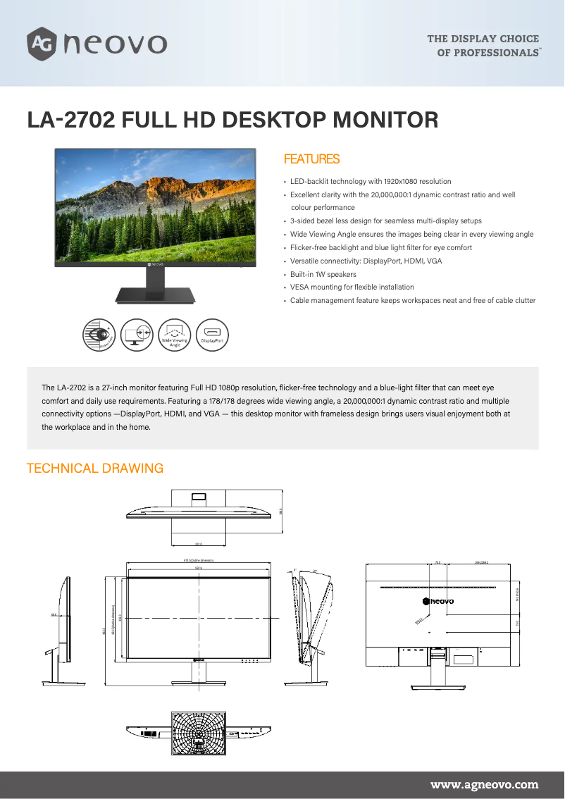 Image de la première page du manuel de l'appareil LA-2702
