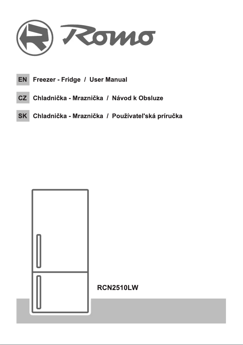 Image de la première page du manuel de l'appareil RCN2510LW