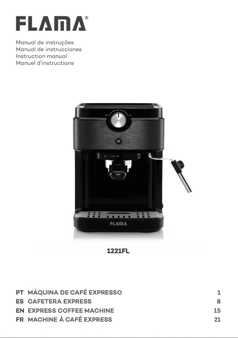 Image de la première page du manuel de l'appareil 1221FL