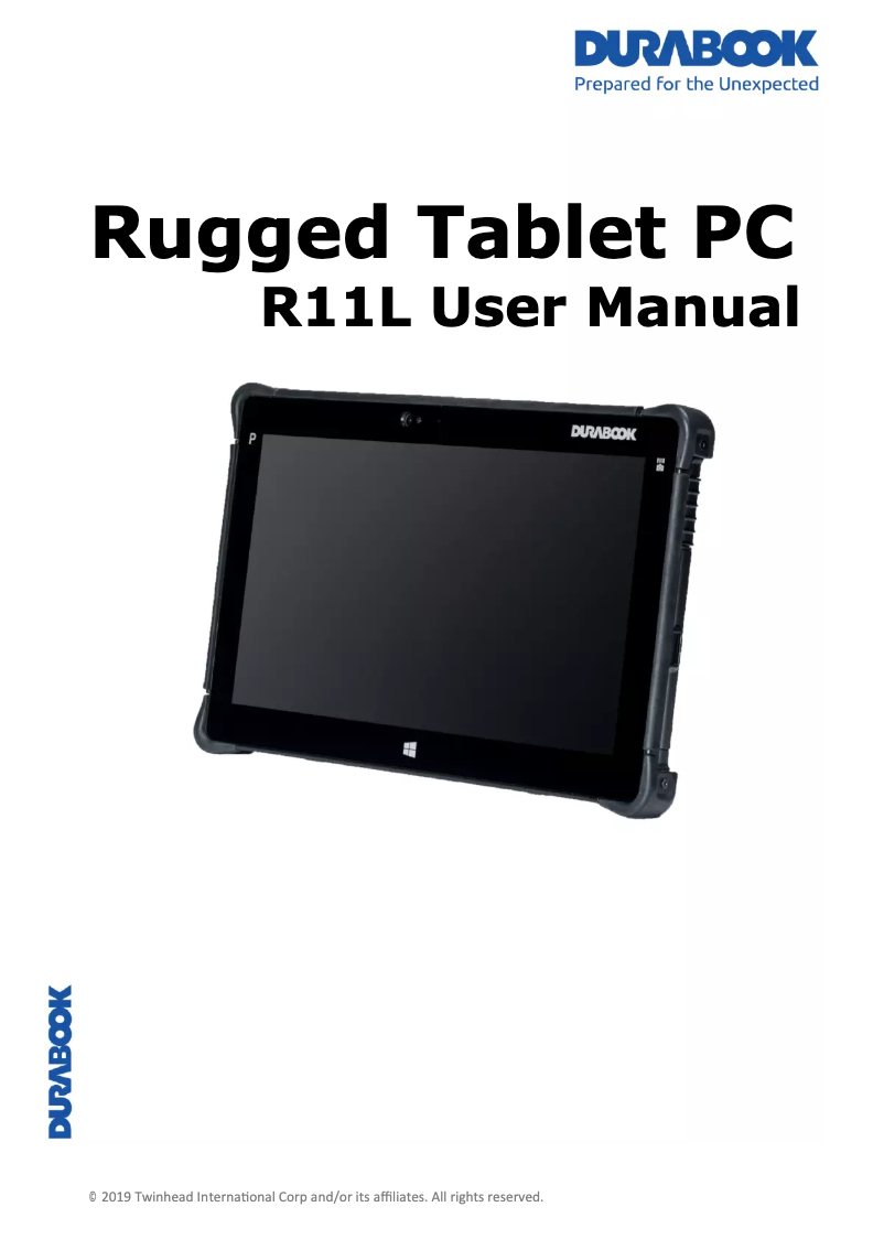 Page n°1 - Manuel utilisateur Durabook R11L