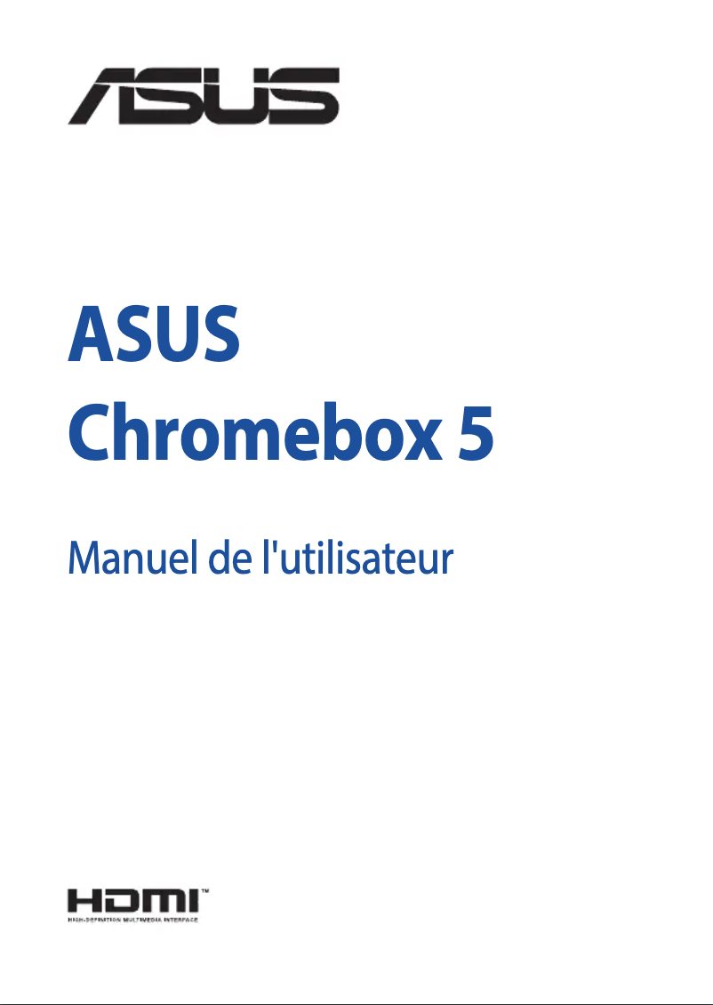 Image de la première page du manuel de l'appareil Chromebox 5