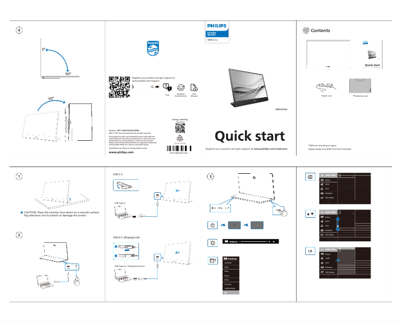Page 1 de la notice Manuel utilisateur Philips 3000 series 16B1P3302