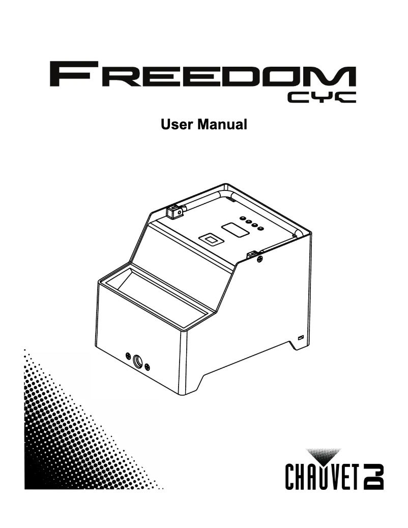 Page 1 de la notice Manuel utilisateur Chauvet Freedom Cyc