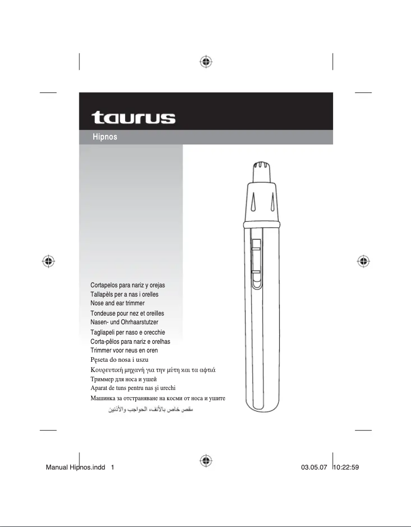 Page n°1 - Manuel utilisateur Taurus Hipnos