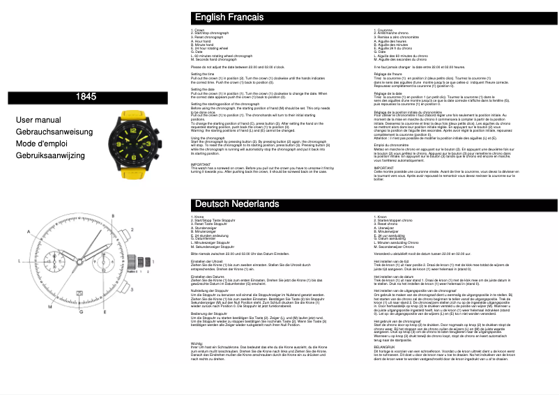 Página 1 del manual Manual de usuario Davis 1845