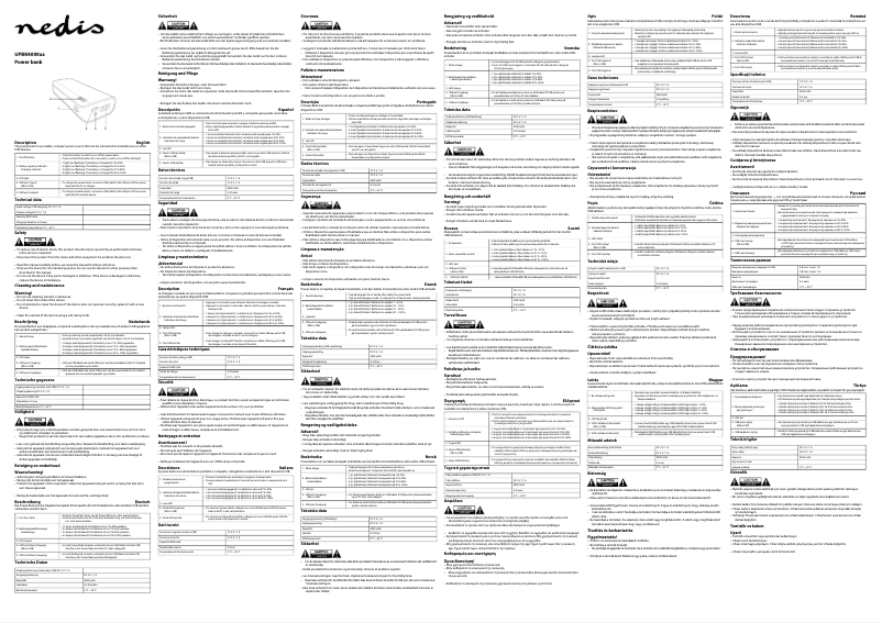 Image de la première page du manuel de l'appareil UPBK4000WT
