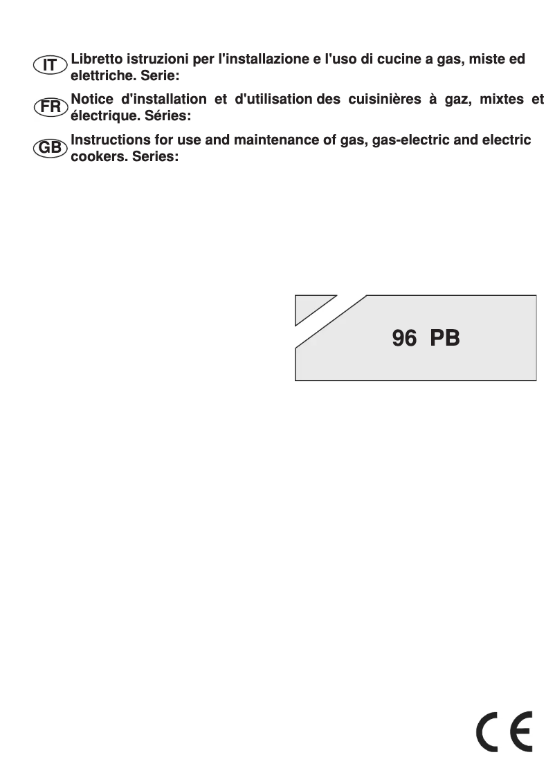 Image de la première page du manuel de l'appareil BI953EAL