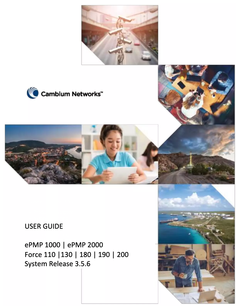 Page n°1 - Manuel utilisateur Cambium Networks ePMP 2000
