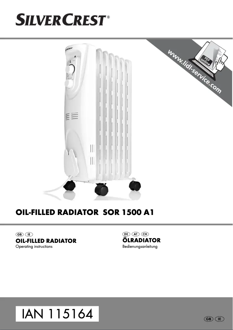 Página 1 del manual Manual de usuario SilverCrest SOR 1500 A1