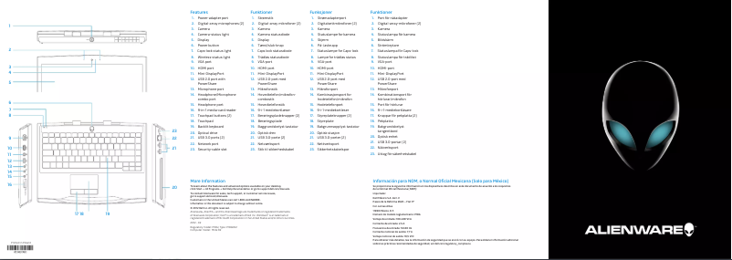 Image de la première page du manuel de l'appareil M14x R2