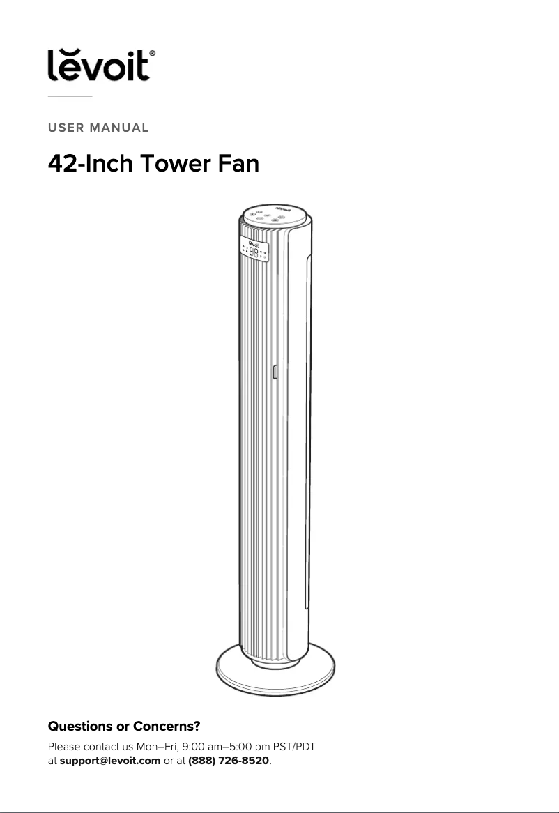 Page n°1 - Manuel utilisateur Levoit 42-Inch