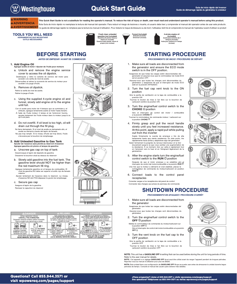 Image de la première page du manuel de l'appareil iGen2550