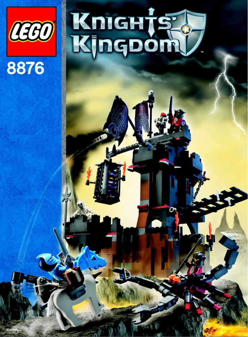 Page 1 de la notice Manuel utilisateur Lego Knights Kingdom 8876