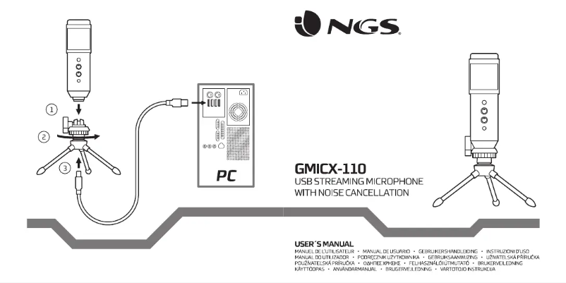 Image de la première page du manuel de l'appareil GMICX-110