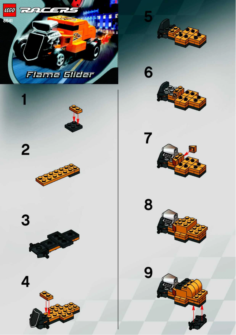 Page 1 de la notice Manuel utilisateur Lego Flame Glider