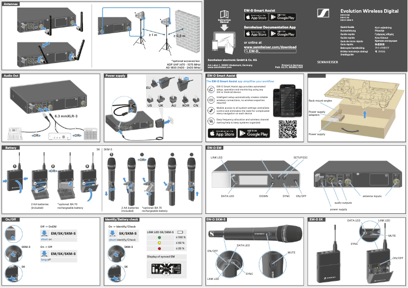 Image de la première page du manuel de l'appareil Evolution wireless D1