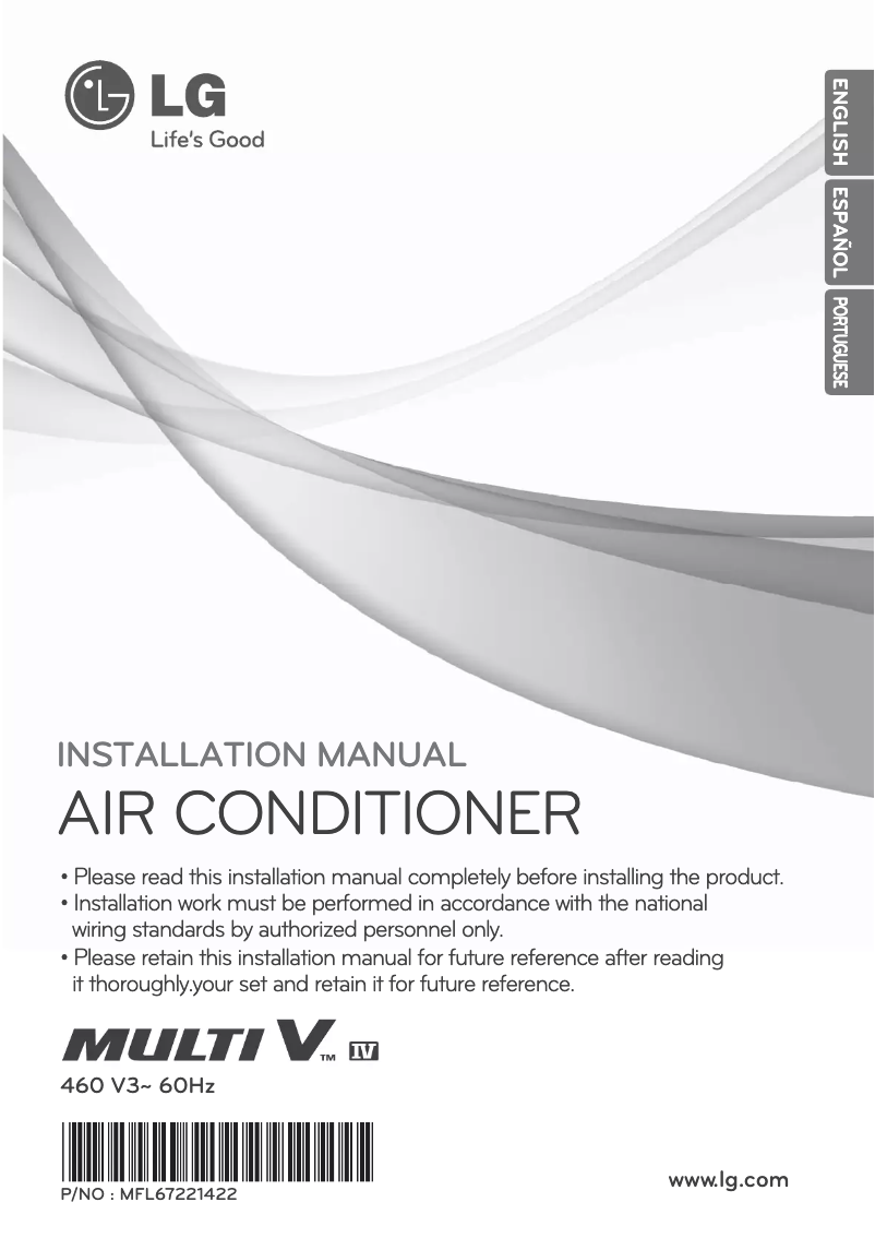 Página 1 del manual Manual de usuario LG ARUV180DTS4