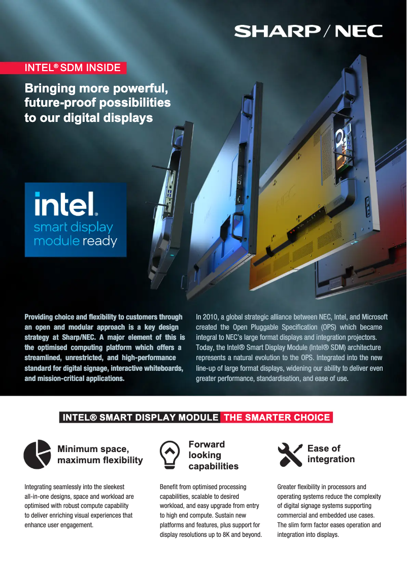 Imagen de la primera página del manual del dispositivo MultiSync ME551