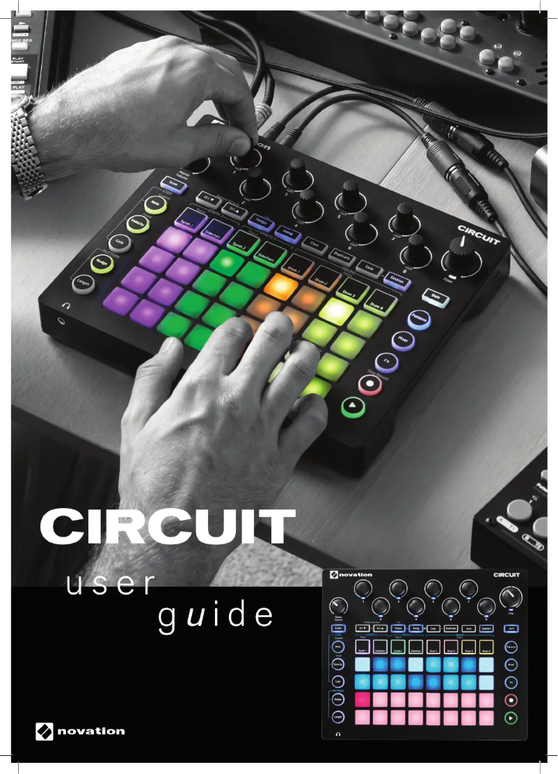 Page 1 de la notice Manuel utilisateur Novation Circuit