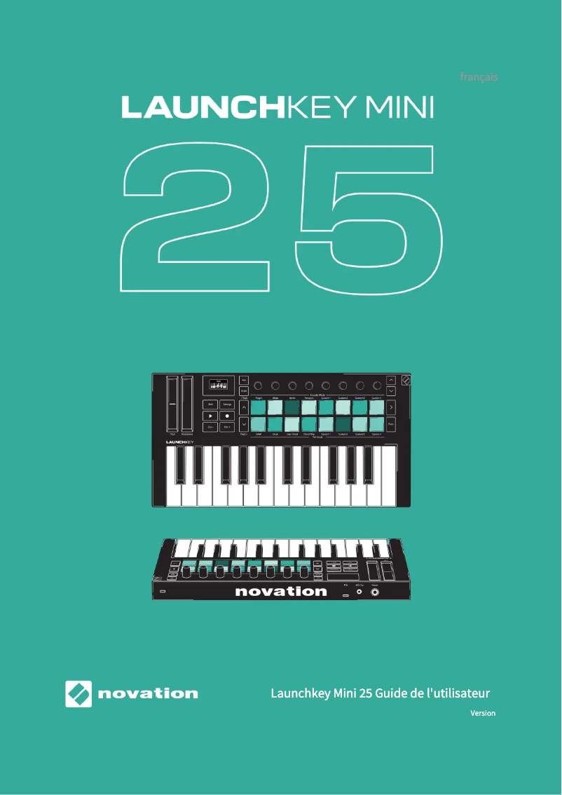 Image de la première page du manuel de l'appareil Launchkey MMini 25 K4