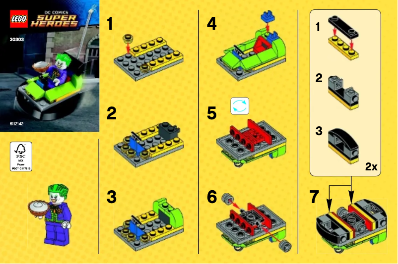 Página 1 del manual Manual de usuario Lego The Joker Bumper Car 30303