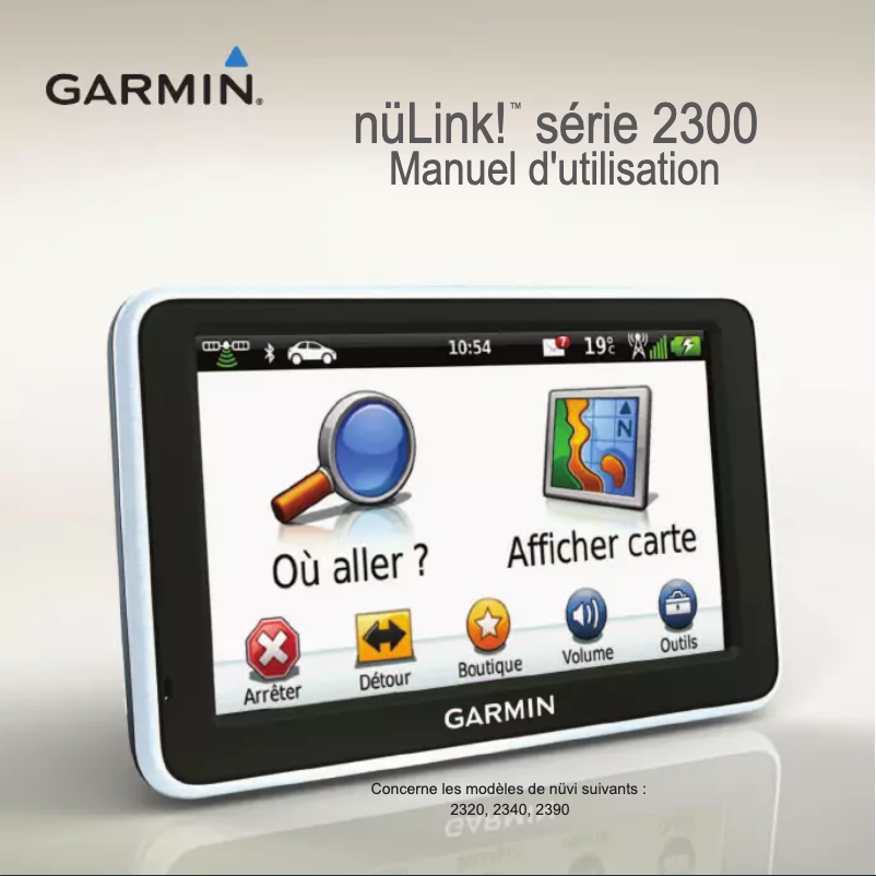 Page n°1 - Manuel utilisateur Garmin NüLink! 2340
