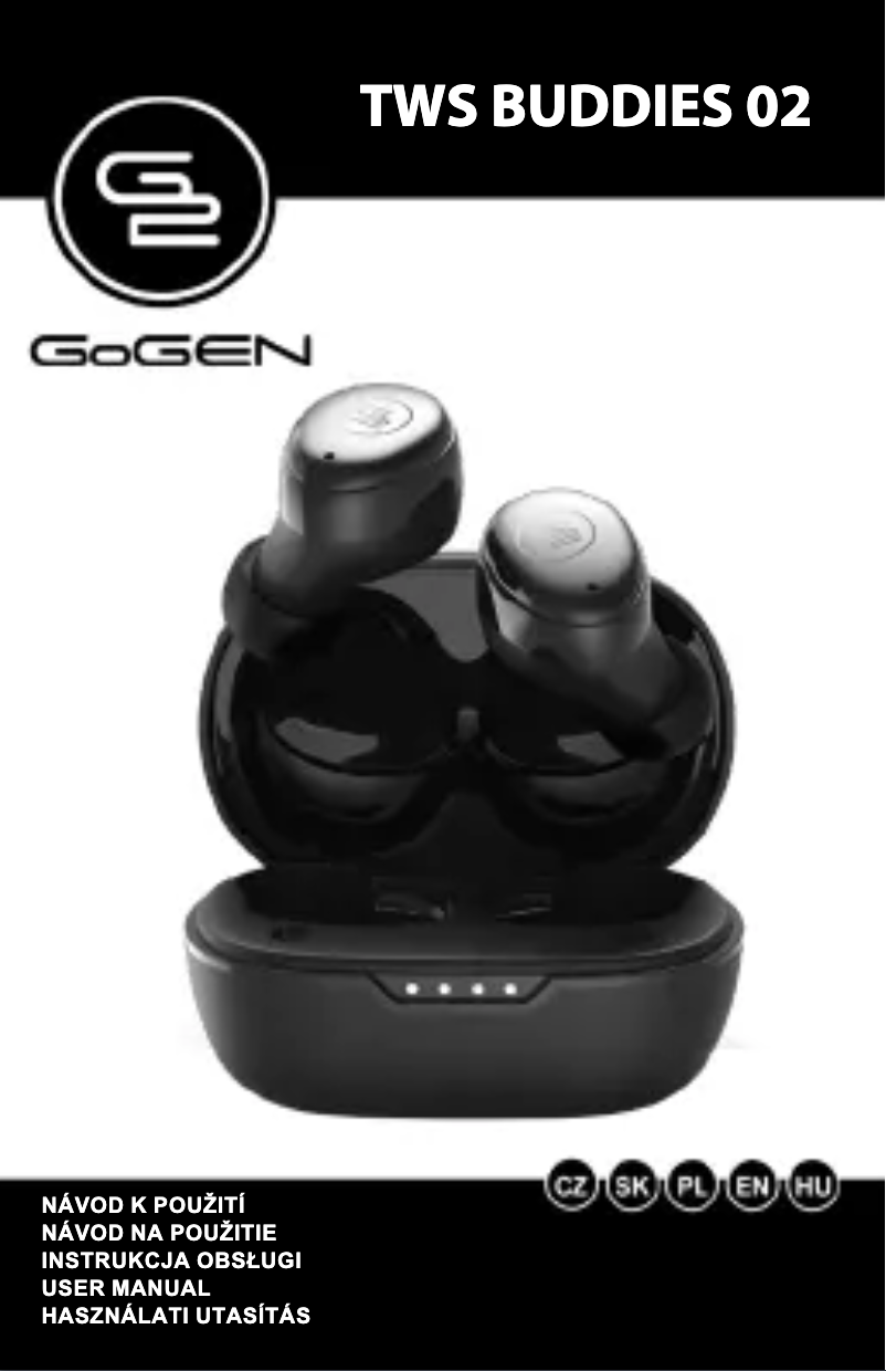 Page 1 de la notice Manuel utilisateur GoGen TWS BUDDIES evo 2