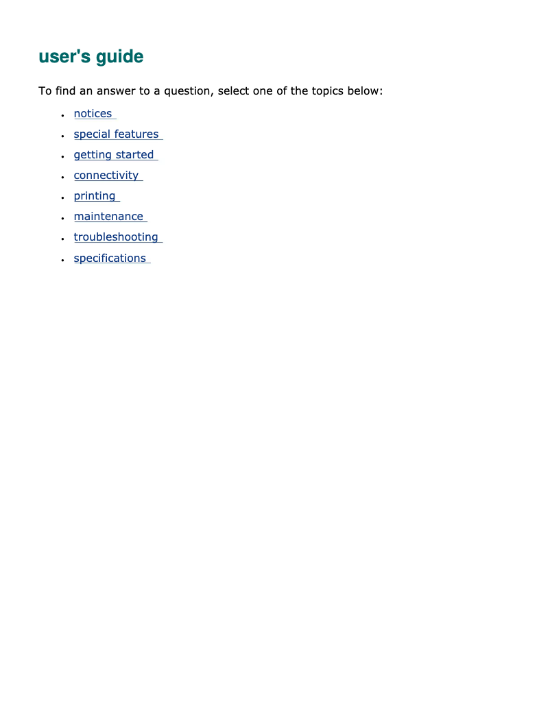 Page n°1 - Manuel utilisateur HP Deskjet 5850