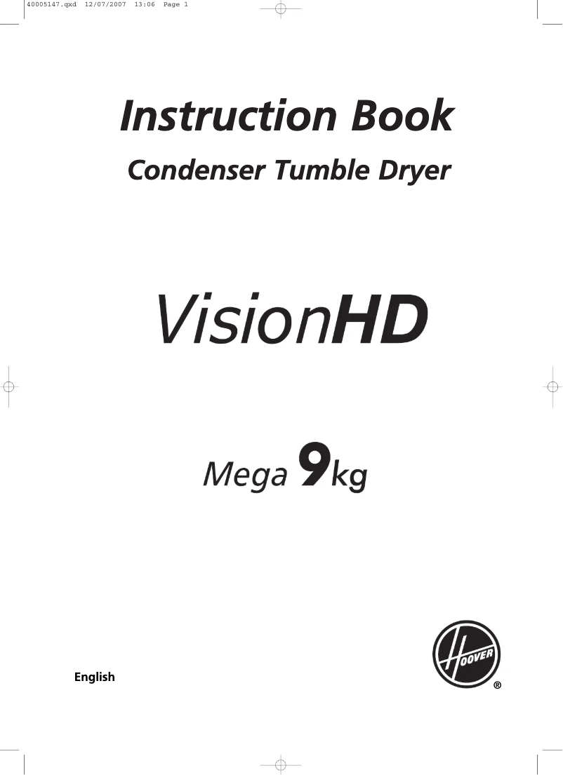 Image de la première page du manuel de l'appareil VHC 391T-80