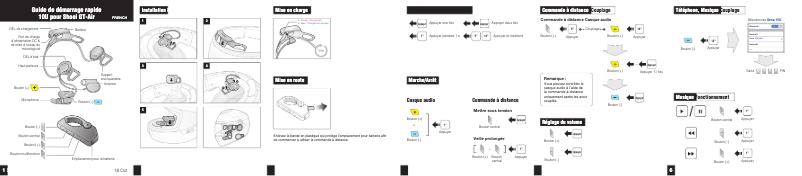 Page n°1 - Guide de démarrage rapide Sena 10U