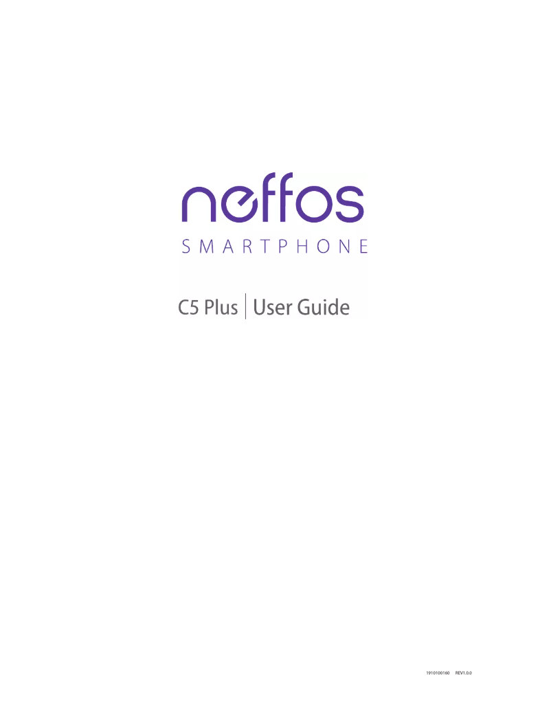 Page n°1 - Manuel utilisateur TP-Link Neffos C5 Plus