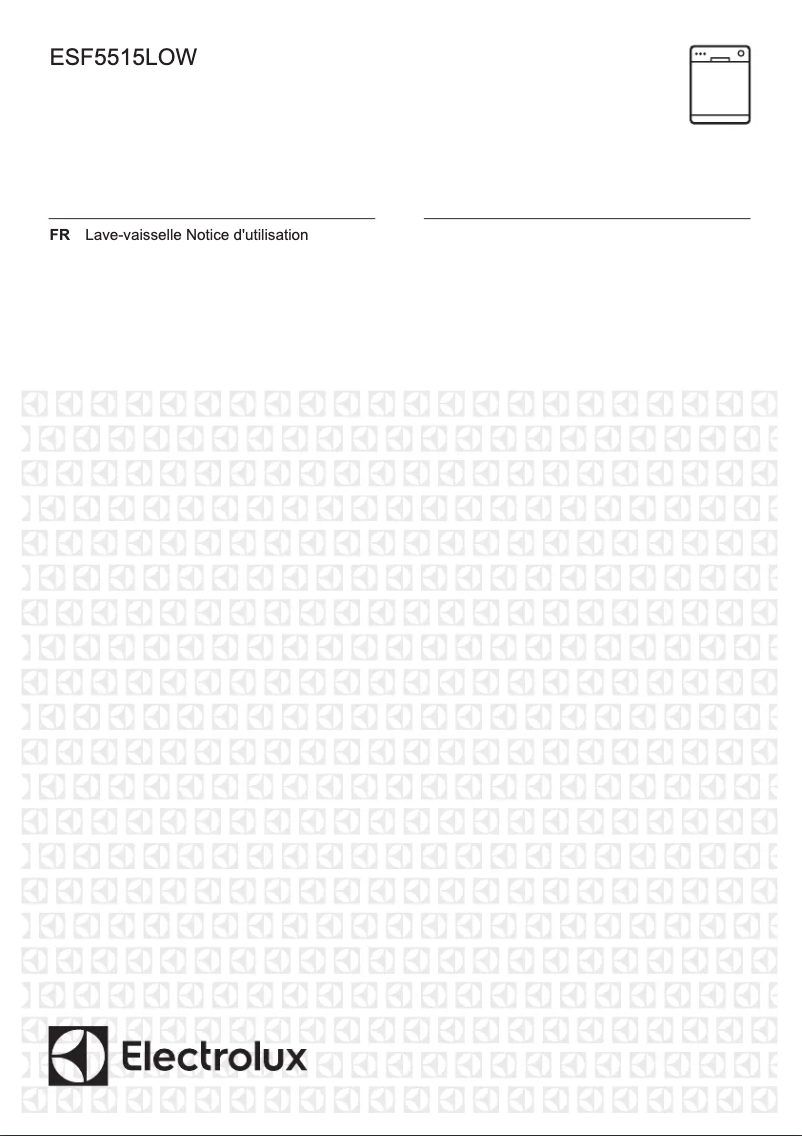Page n°1 - Manuel utilisateur Electrolux ESF5515LOW
