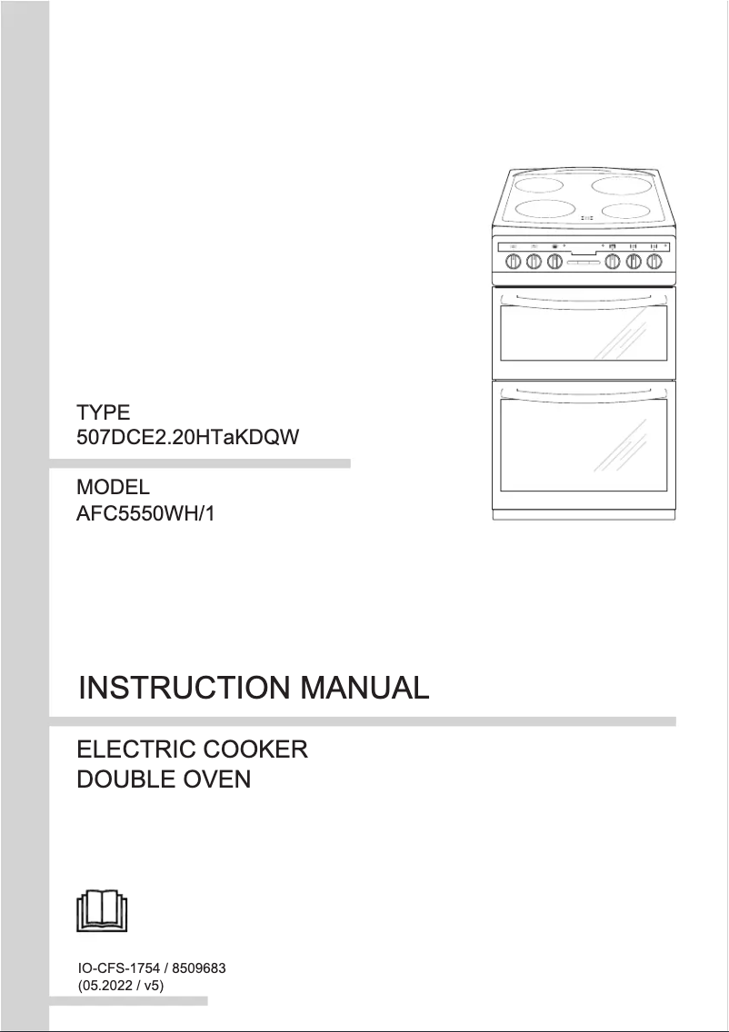 Image de la première page du manuel de l'appareil AFC5550WH