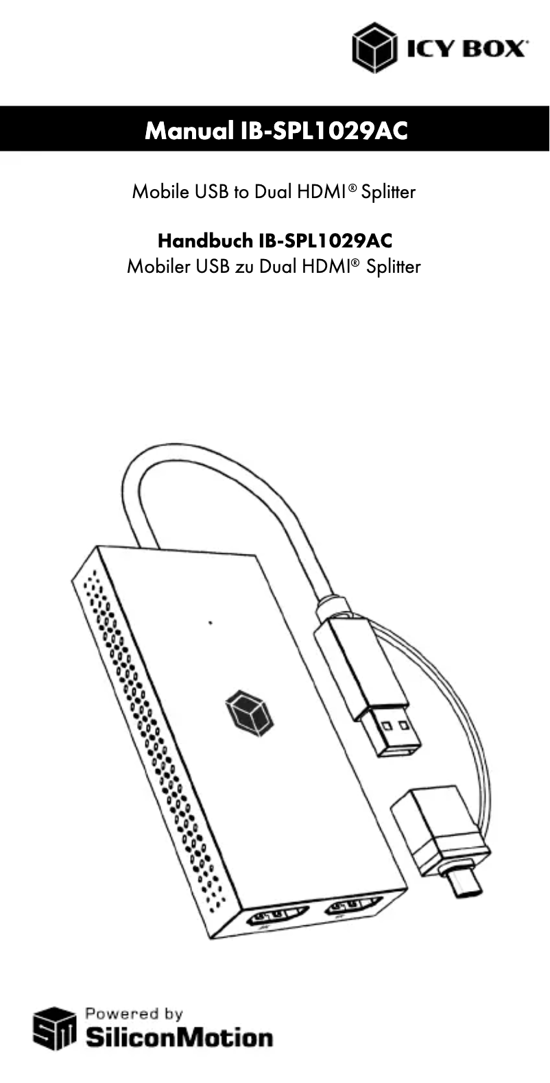 Image de la première page du manuel de l'appareil IB-SPL1029AC