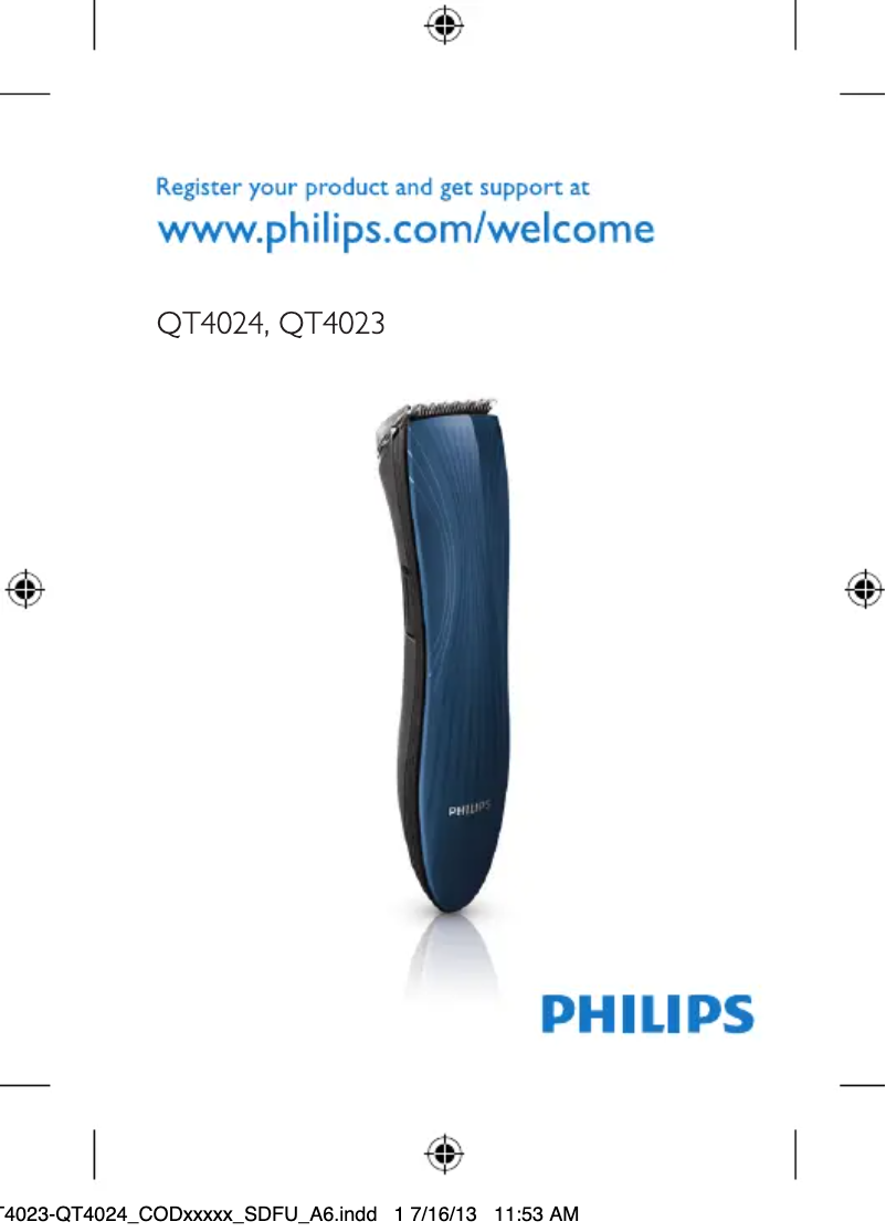 Imagen de la primera página del manual del dispositivo Series 5000 QT4024