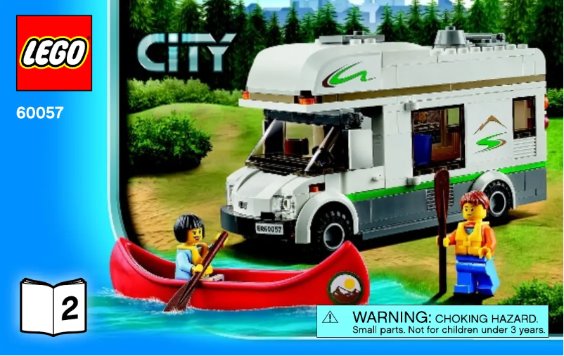 Página 1 del manual Instrucciones visuales Lego City 60057