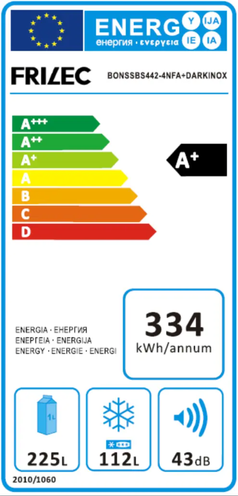 Image de la première page du manuel de l'appareil BONNSBS442 4NFA+DARKINOX