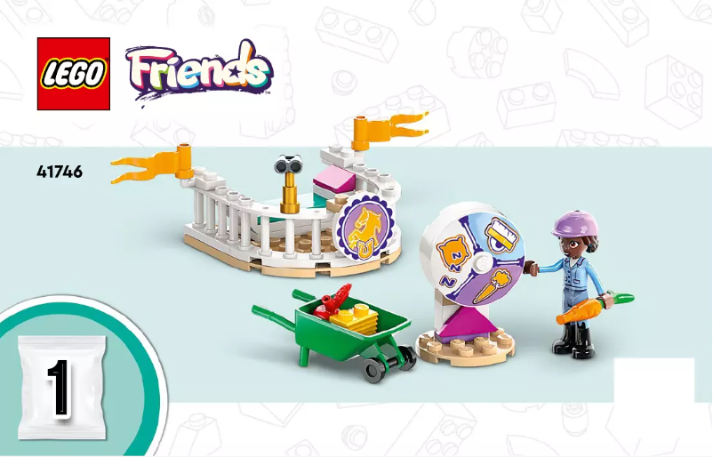 Page 1 de la notice Manuel utilisateur Lego Friends 41746