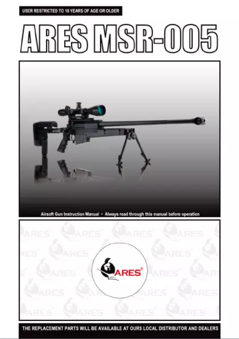 Page 1 de la notice Manuel utilisateur Ares MSR-005