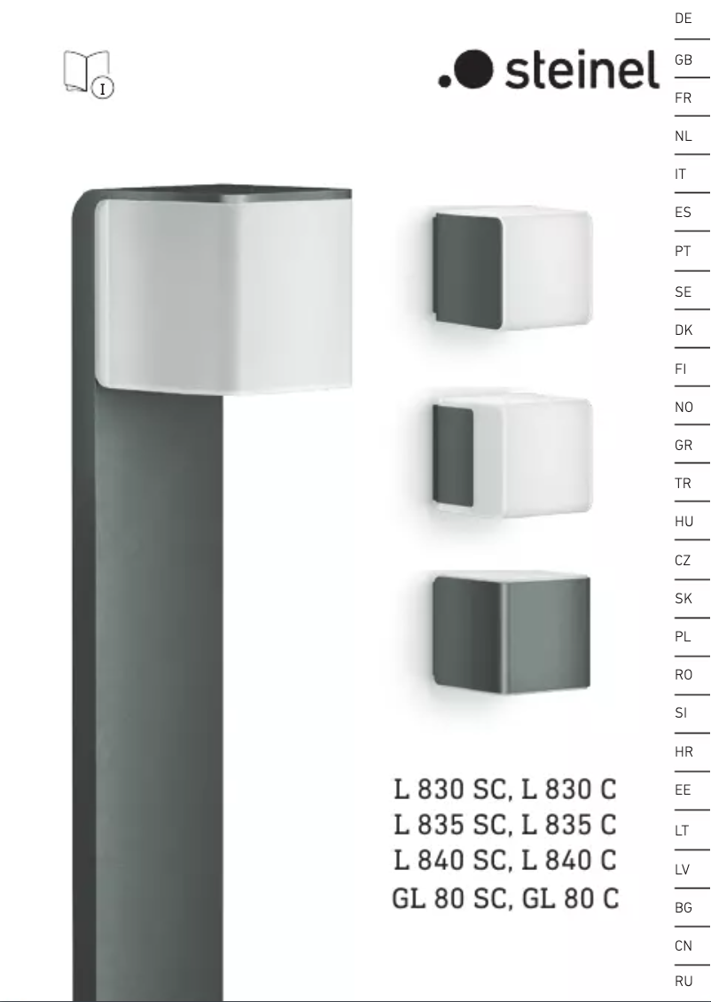 Page n°1 - Manuel utilisateur Steinel GL 80 SC