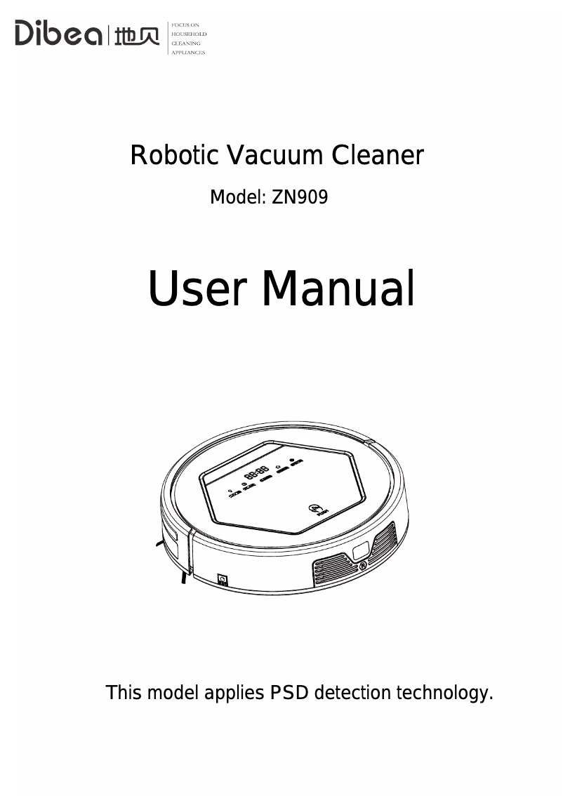 Image de la première page du manuel de l'appareil ZN909