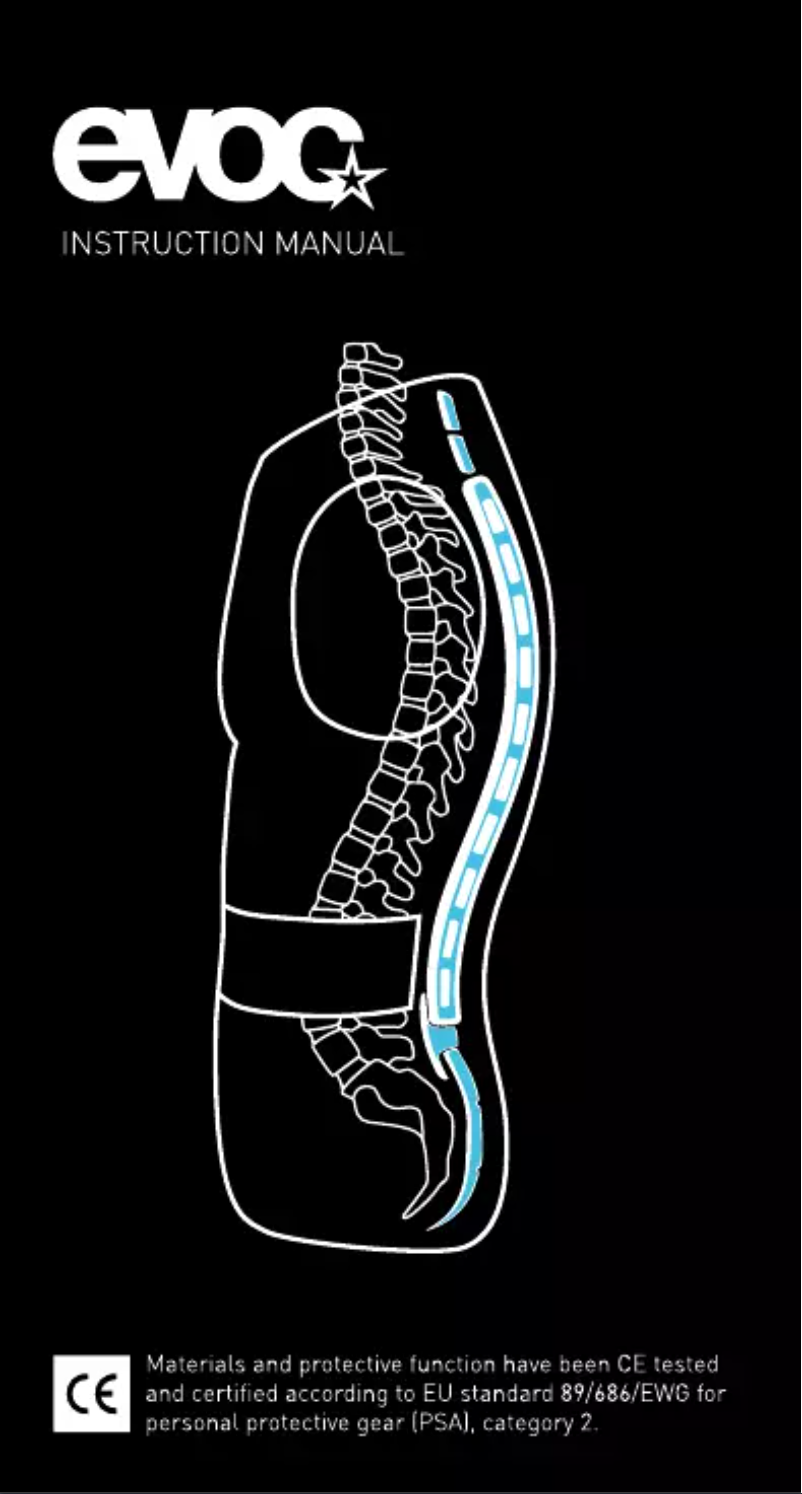 Page 1 de la notice Manuel utilisateur EVOC PROTECTOR VEST