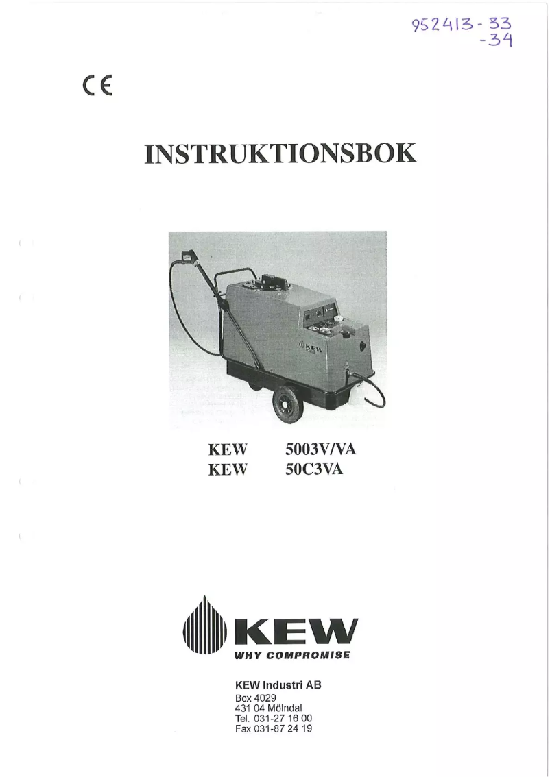 Page n°1 - Manuel utilisateur KEW 5003VA