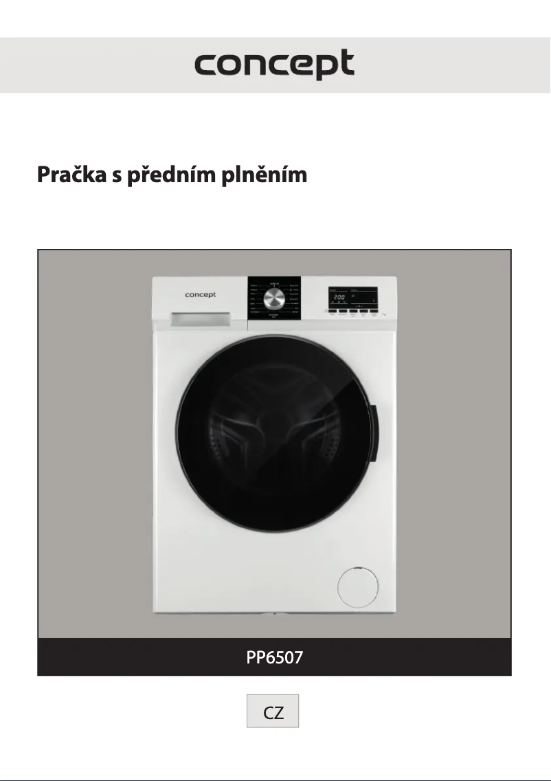 Image de la première page du manuel de l'appareil PP6507