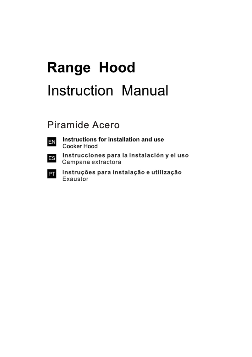 Page 1 de la notice Manuel utilisateur Mepamsa Piramide 70