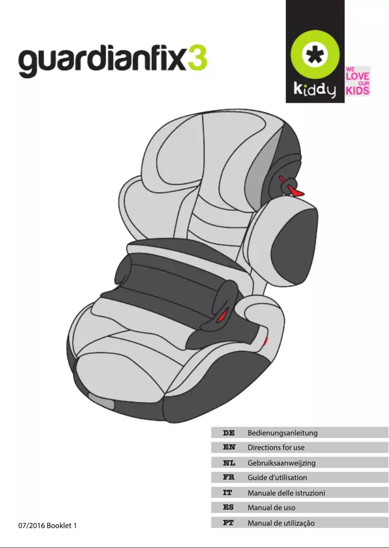 Page 1 de la notice Manuel utilisateur kiddy Guardianfix 3