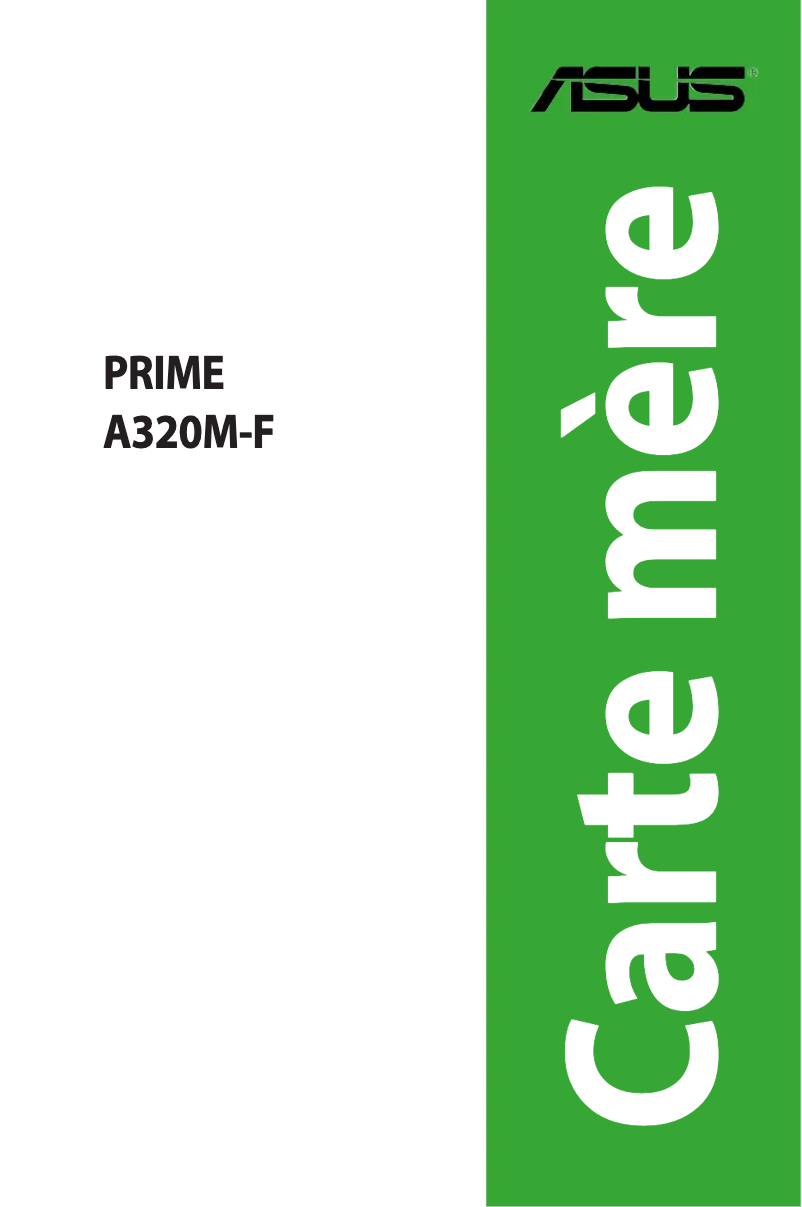 Página 1 del manual Manual de usuario Asus Prime A320M-F