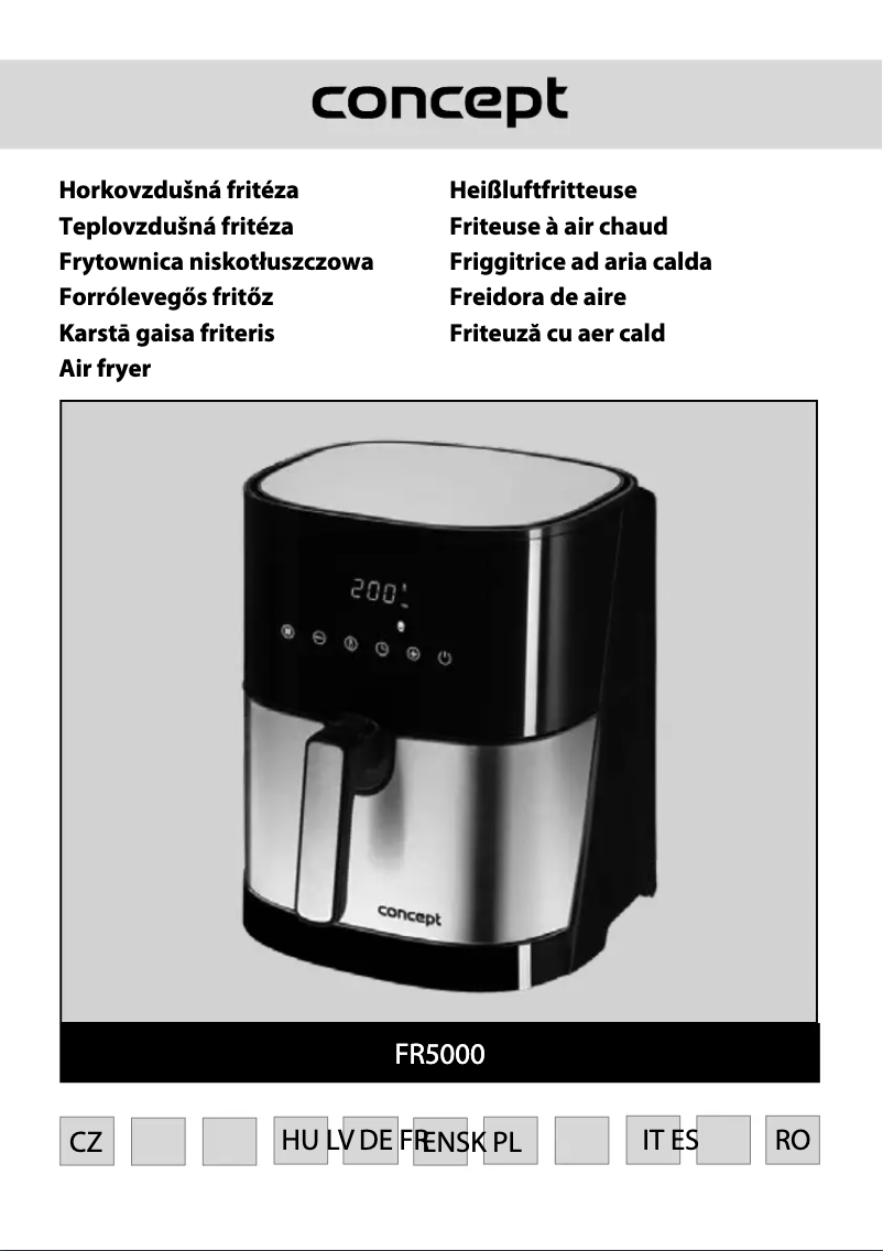 Image de la première page du manuel de l'appareil FR5000