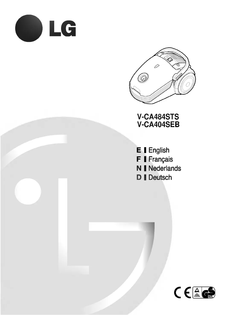 Page n°1 - Manuel utilisateur LG V-CA484ST