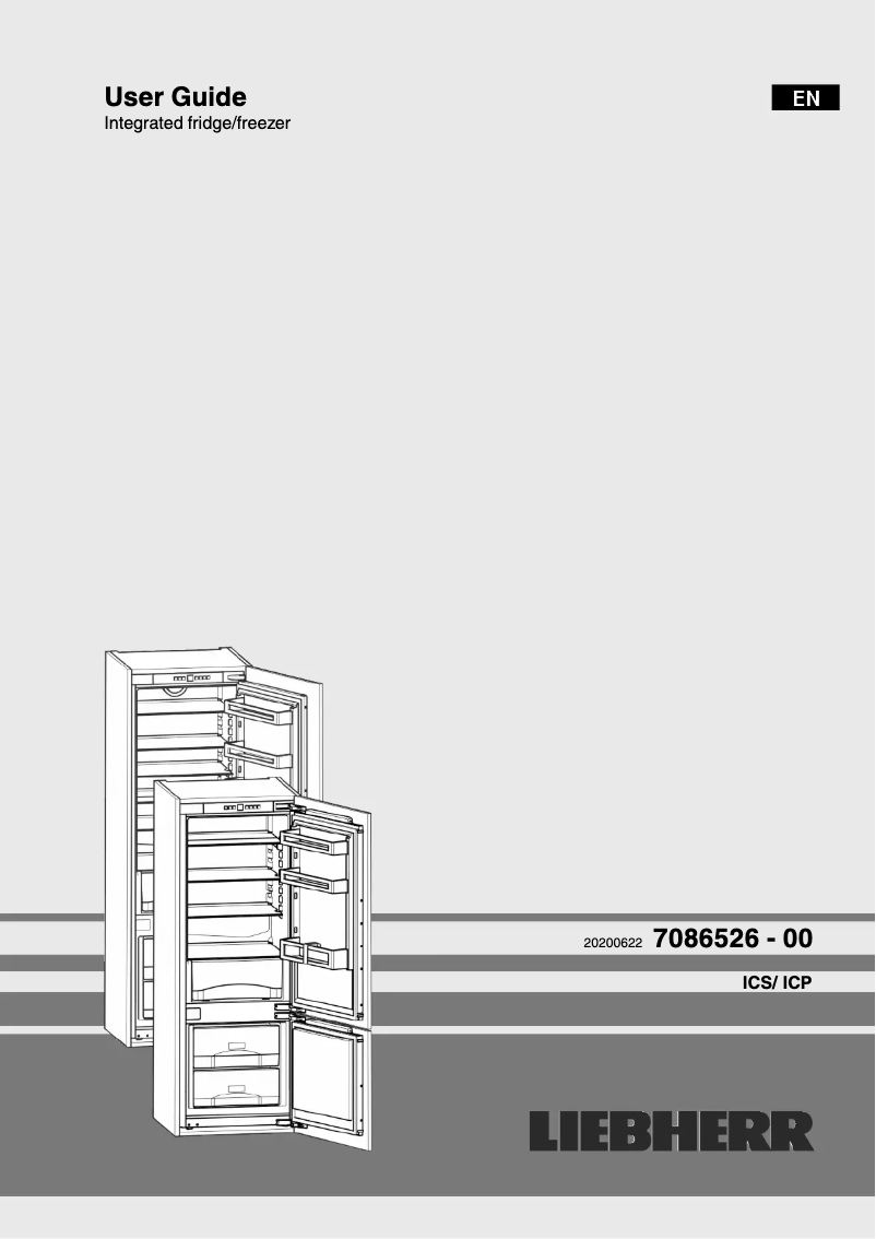 Page 1 de la notice Manuel utilisateur Liebherr ICP 3324 Comfort